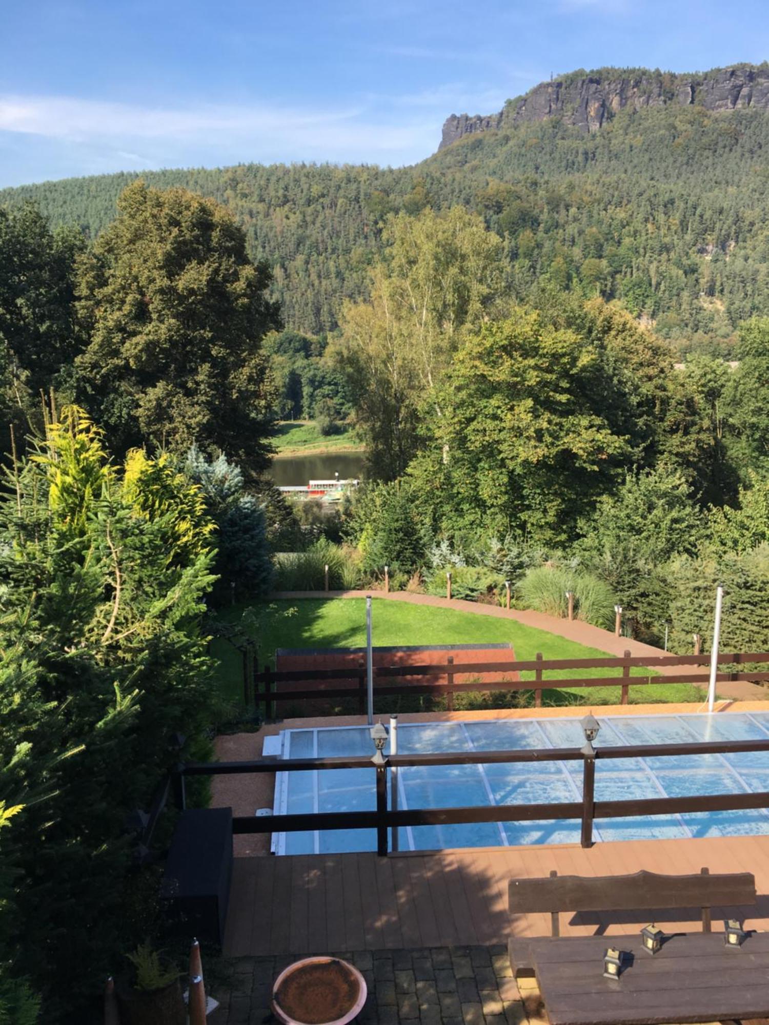Ferienwohnung 1 Festungsblick Königstein Esterno foto