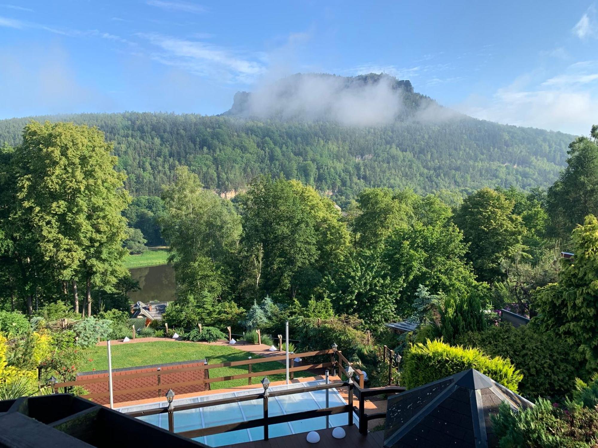 Ferienwohnung 1 Festungsblick Königstein Esterno foto